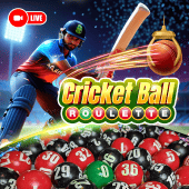 Cricket Ball Roulette on plus777 live